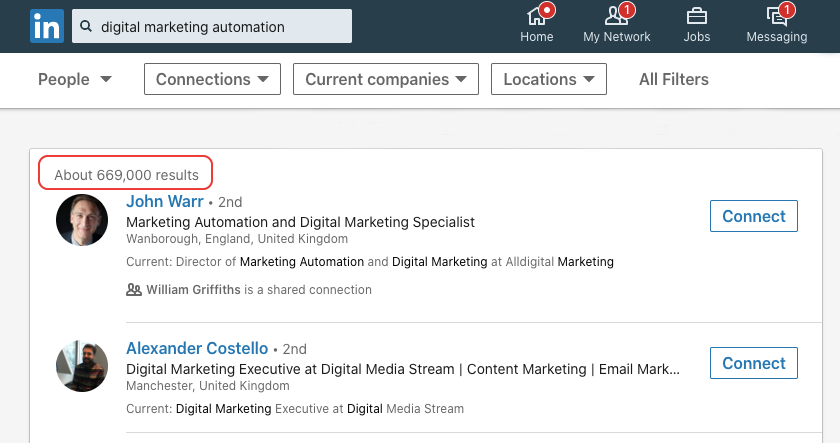 LinkedIn Influencer Marketing: Search
